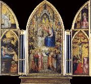 GIUSTO de  Menabuoi The Coronation of the Virgin among saints and Angels oil